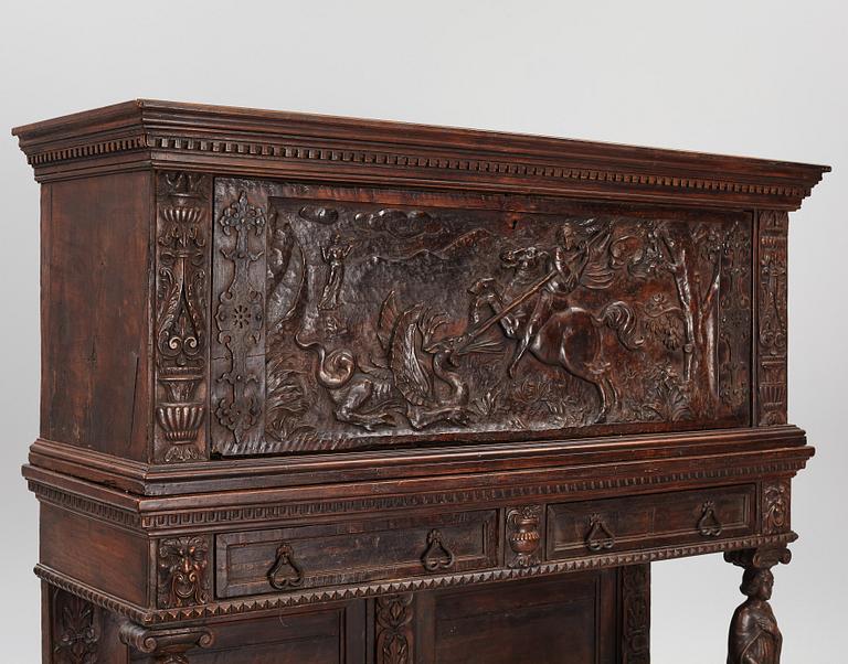 A Baroque cabinet, possibly Germany, around 1700.