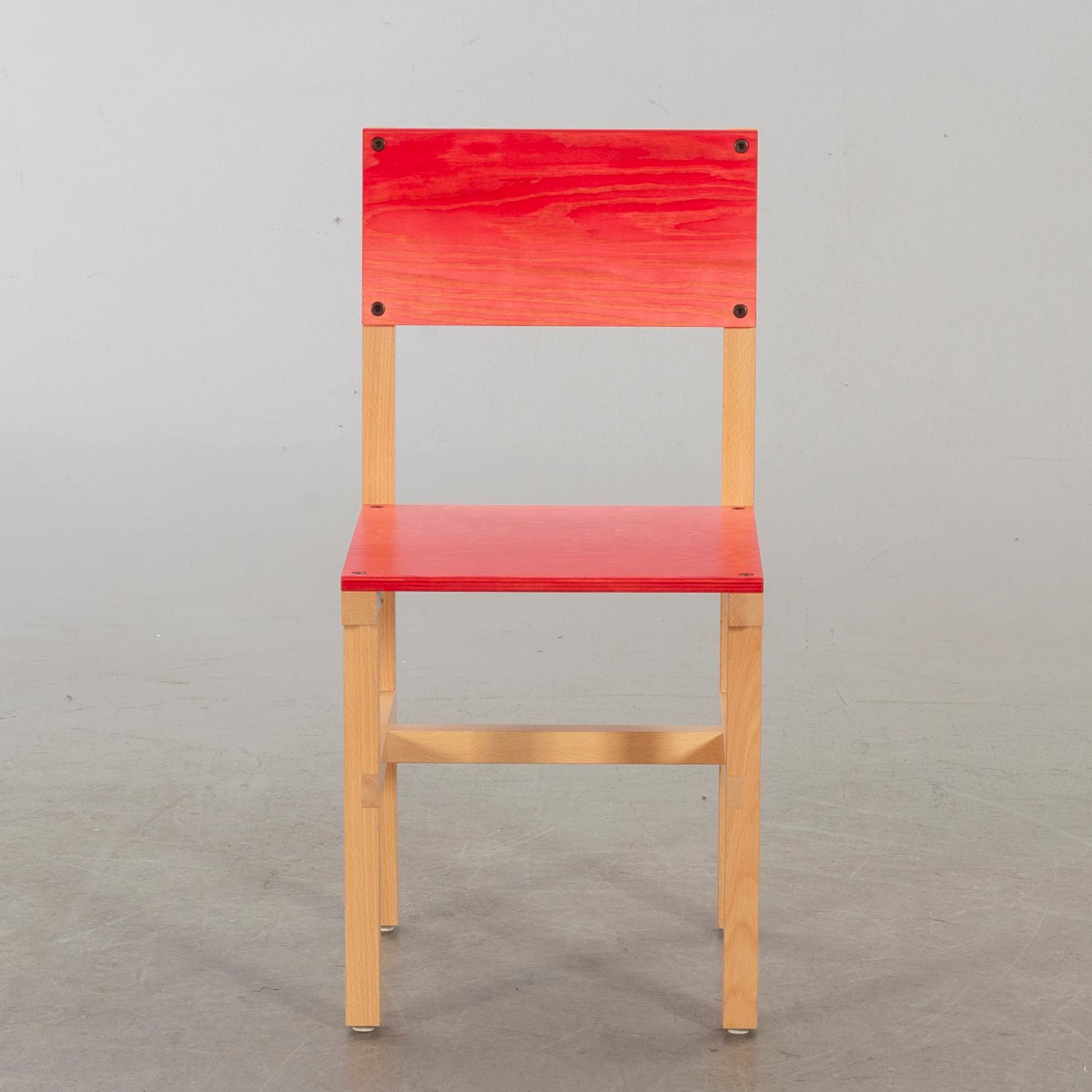 FREDRIK PAULSEN, "Röhsska"Designbaren, chair, Blå Station 2020, Chair 68/102.