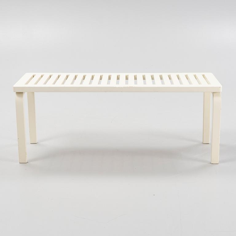 Alvar Aalto, a model 153 bench, Artek, Finland.