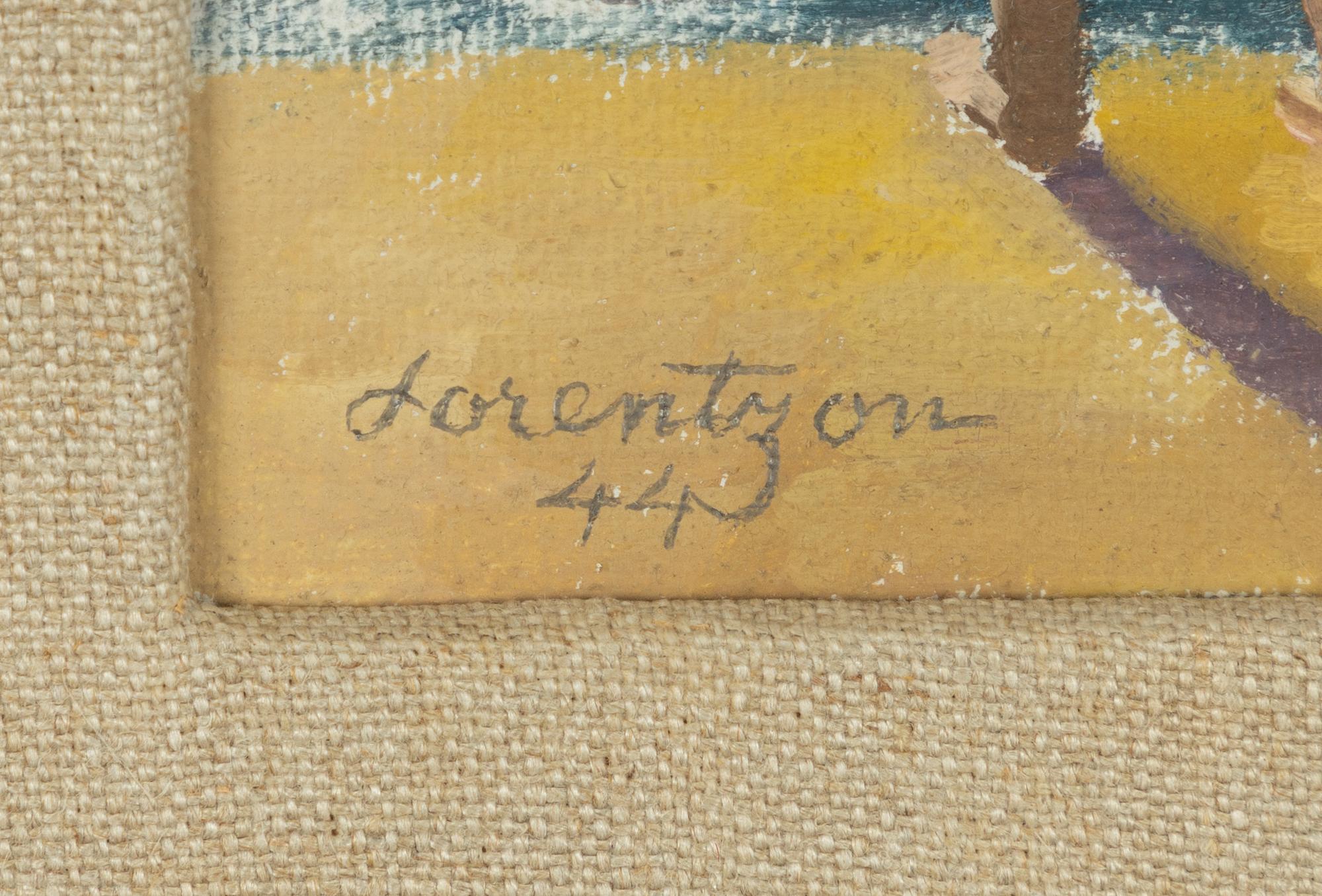 Waldemar Lorentzon, På stranden.