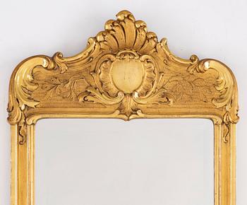 SPEGEL OCH KONSOLBORD, rokokostil, 1900-tal.