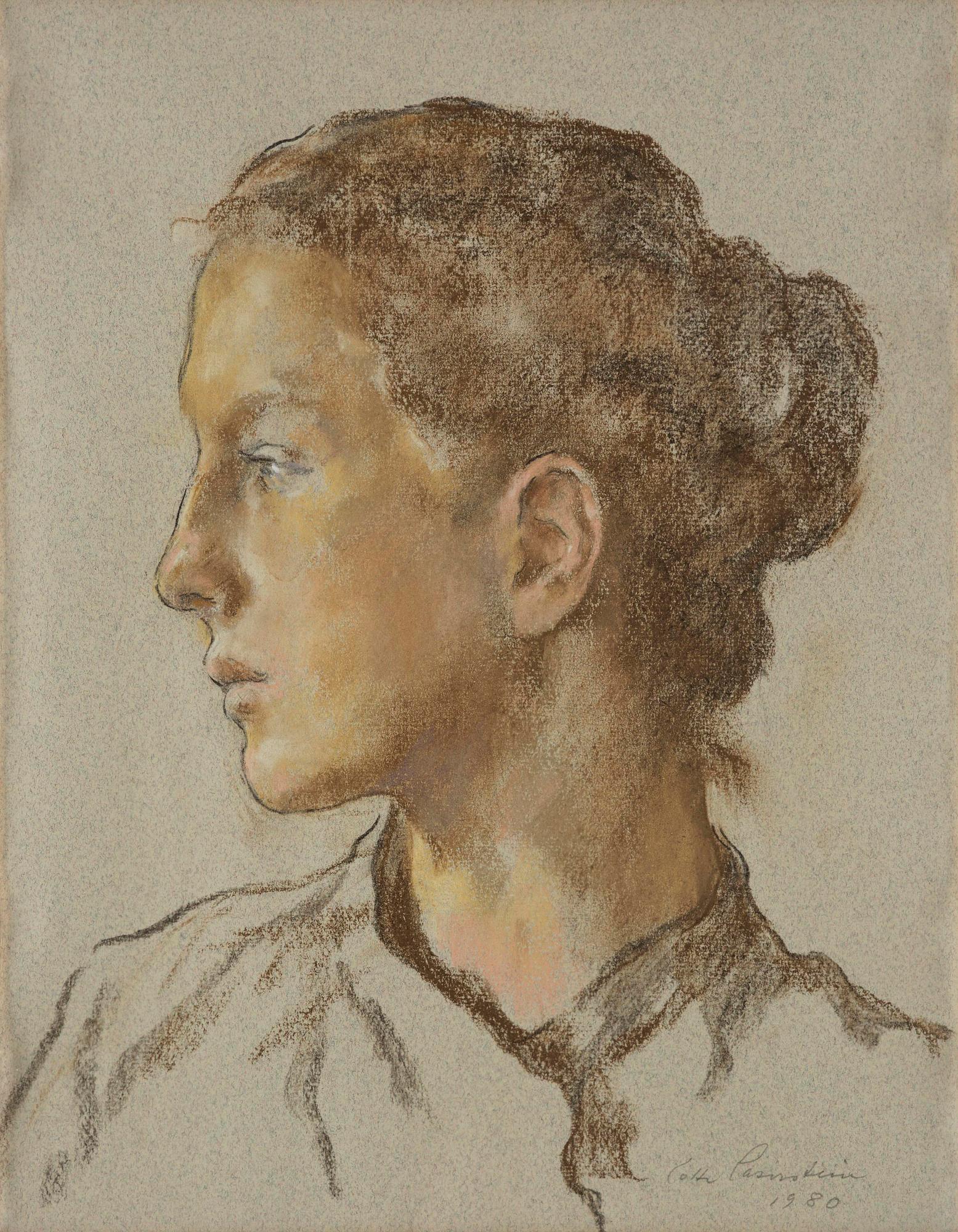 Lotte Laserstein, Ung kvinna i profil.