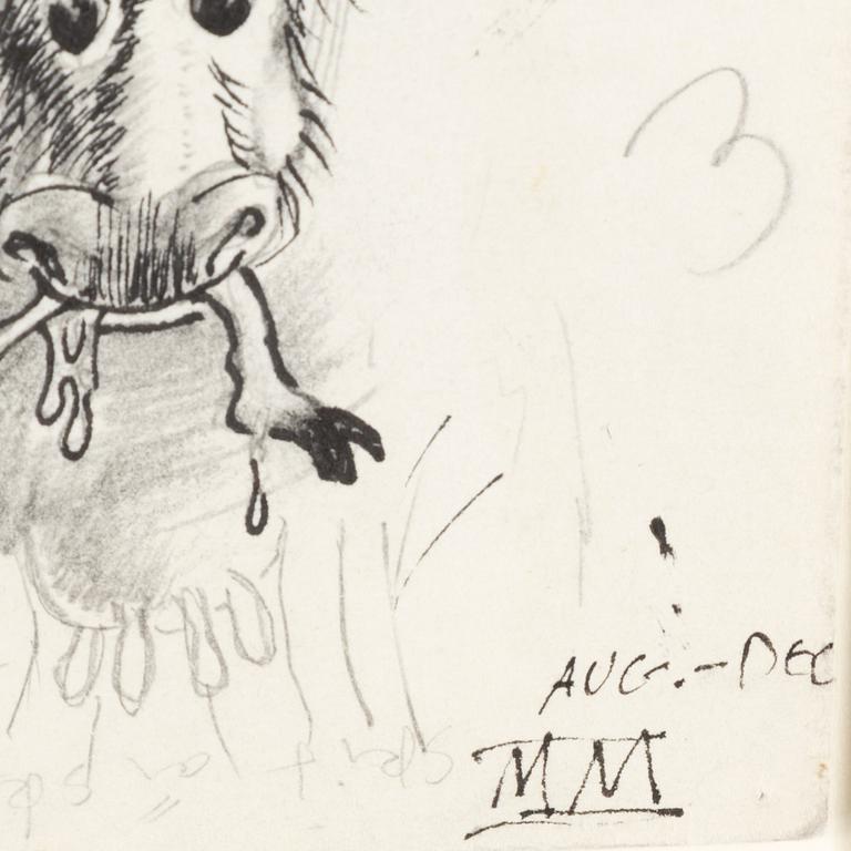 ULF RAHMBERG, mixed media, signed and dated AUG-DEC MM.