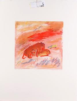 Lizzie Olsson-Arle · OLSSON-ARLE, LIZZIE, litografi, sign o numr 87/110, dat 91.