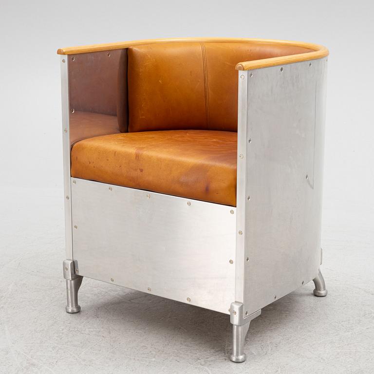 Mats Theselius, "Aluminium Chair", Källemo, designed in 1990.