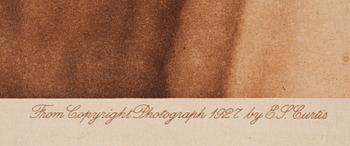 EDWARD S CURTIS, fotogravyr, 1927.