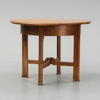 Nordiska Kompaniet, a birch Art Nouveau table, 1906.