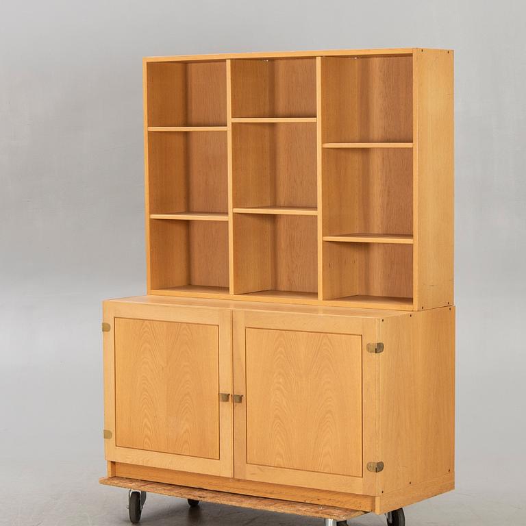 Cabinet / bookshelf, oak, HG furniture, Denmark.