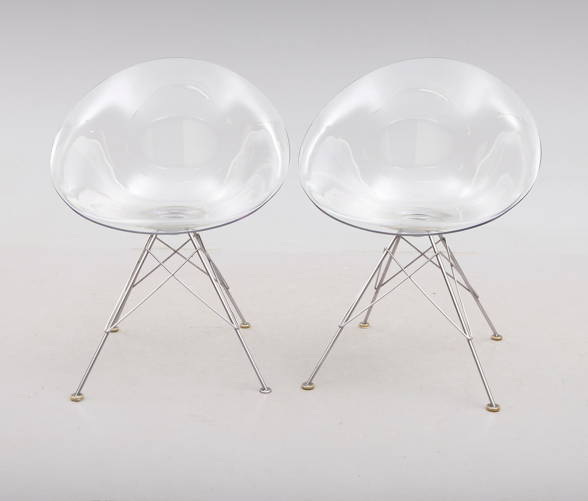 STOLAR, ett par, "Eros", Philippe Starck, Kartell.