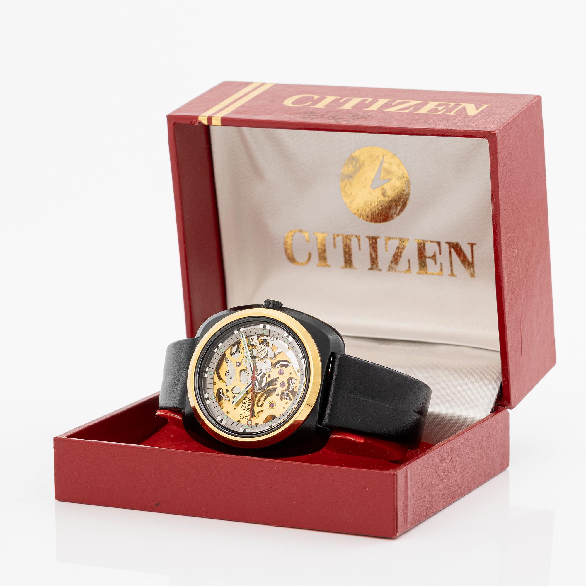 Citizen, "Skeleton", "No Reserve", wristwatch, 39 mm.