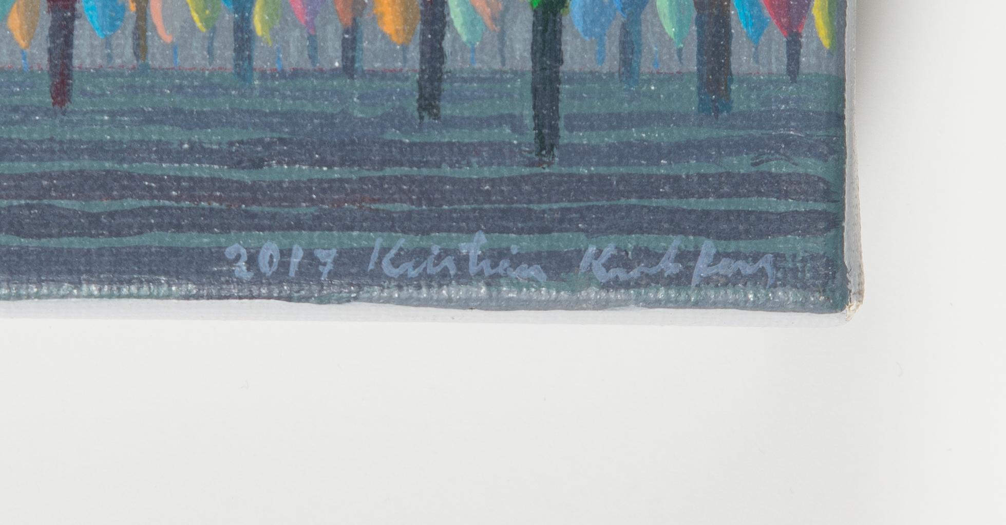 Kristian Krokfors, oil on canvas, signed and dated 2013.