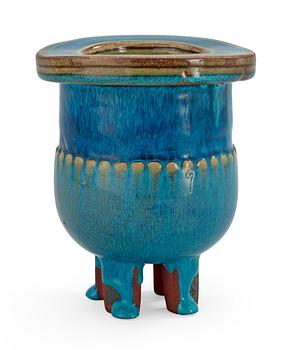 A Wilhelm Kåge 'Farsta' stoneware vase, Gustavsberg Studio 1958.