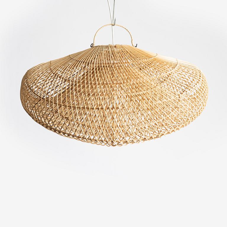 A pair of ceiling lamps, contemporary.