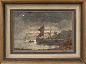 OSCAR OHLSON, oil on canvas, signed.