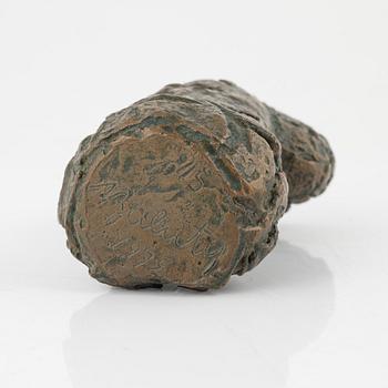 Voldemar Balutis, a signed bronze sculpture, dated 1975.