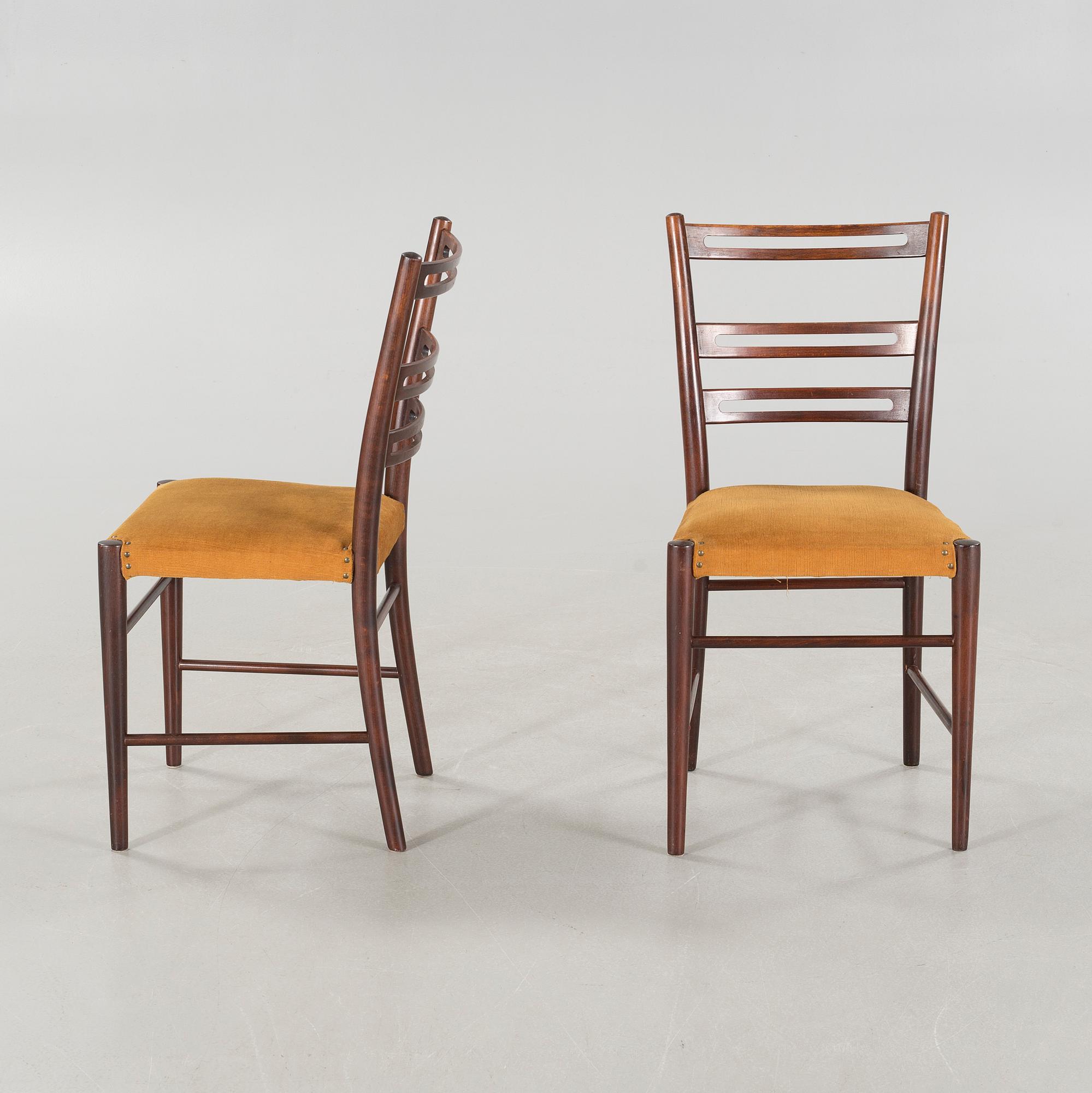 Four "Boulevard" chairs by Gemla from the second half of the 20th century.