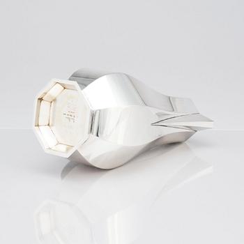 Wiwen Nilsson, a sterling silver pitcher, a 'hot water jug,' Lund, Sweden 1941.