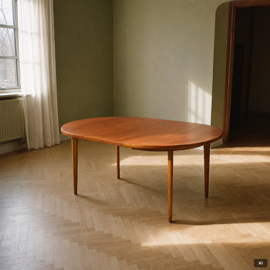 Karl Erik Ekselius, A dining table, JOC Möbler, Vetlanda, 1960s.