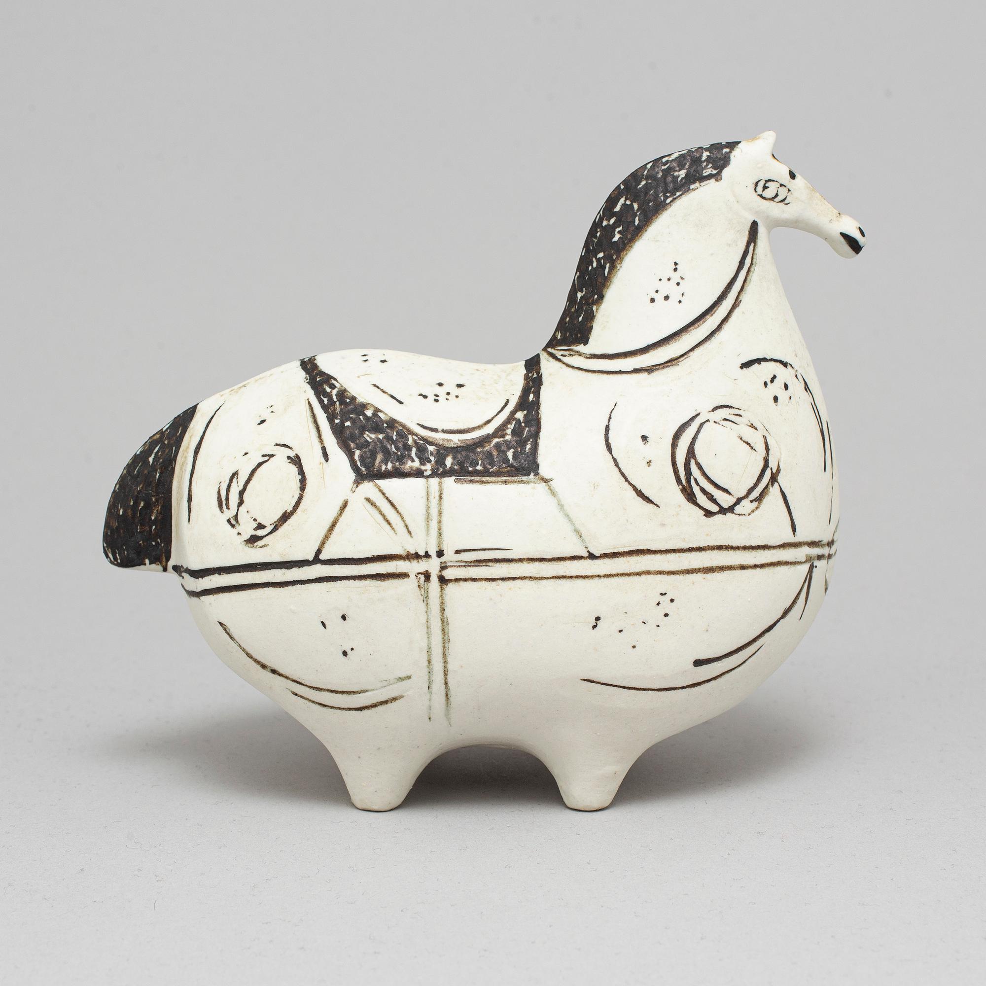STIG LINDBERG, a stoneware 'Springare' figurine, Gustavsberg