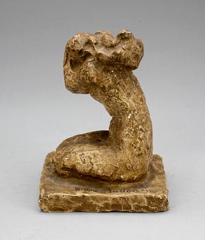 WÄINÖ AALTONEN, skulptur, gips. Sign och dat 1920.