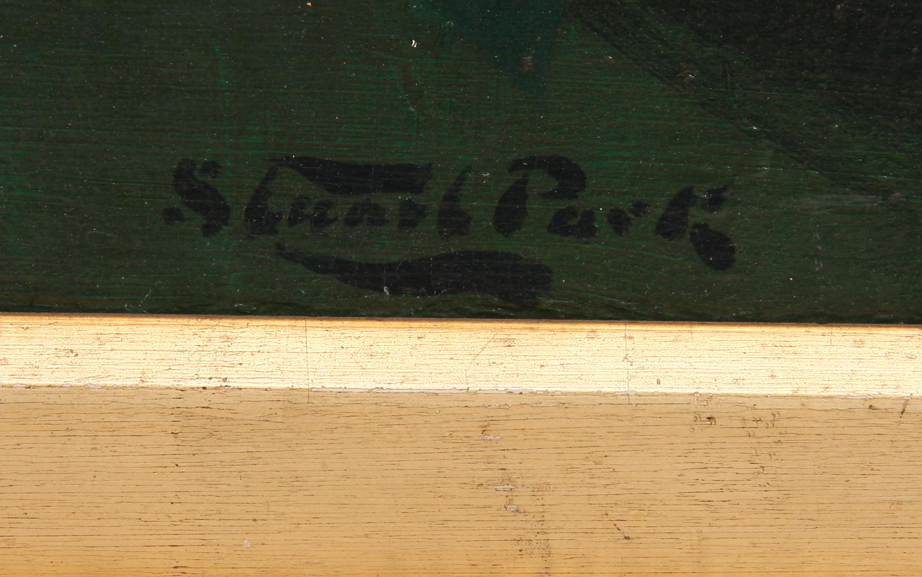 STUART PARK, hans art, England, bär sign.
