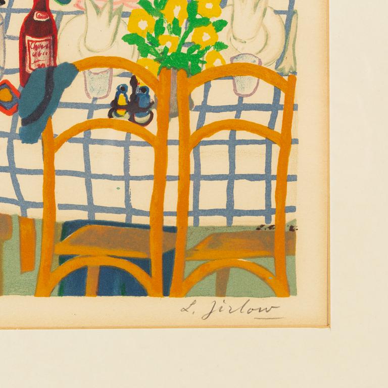 Lennart Jirlow,, a lithograph in colours, signed 283/380.