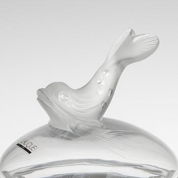 UPPSATSSKÅL, "Igor Bowl" kristall, etikettmärkt Lalique, Paris 1900-talets slut.