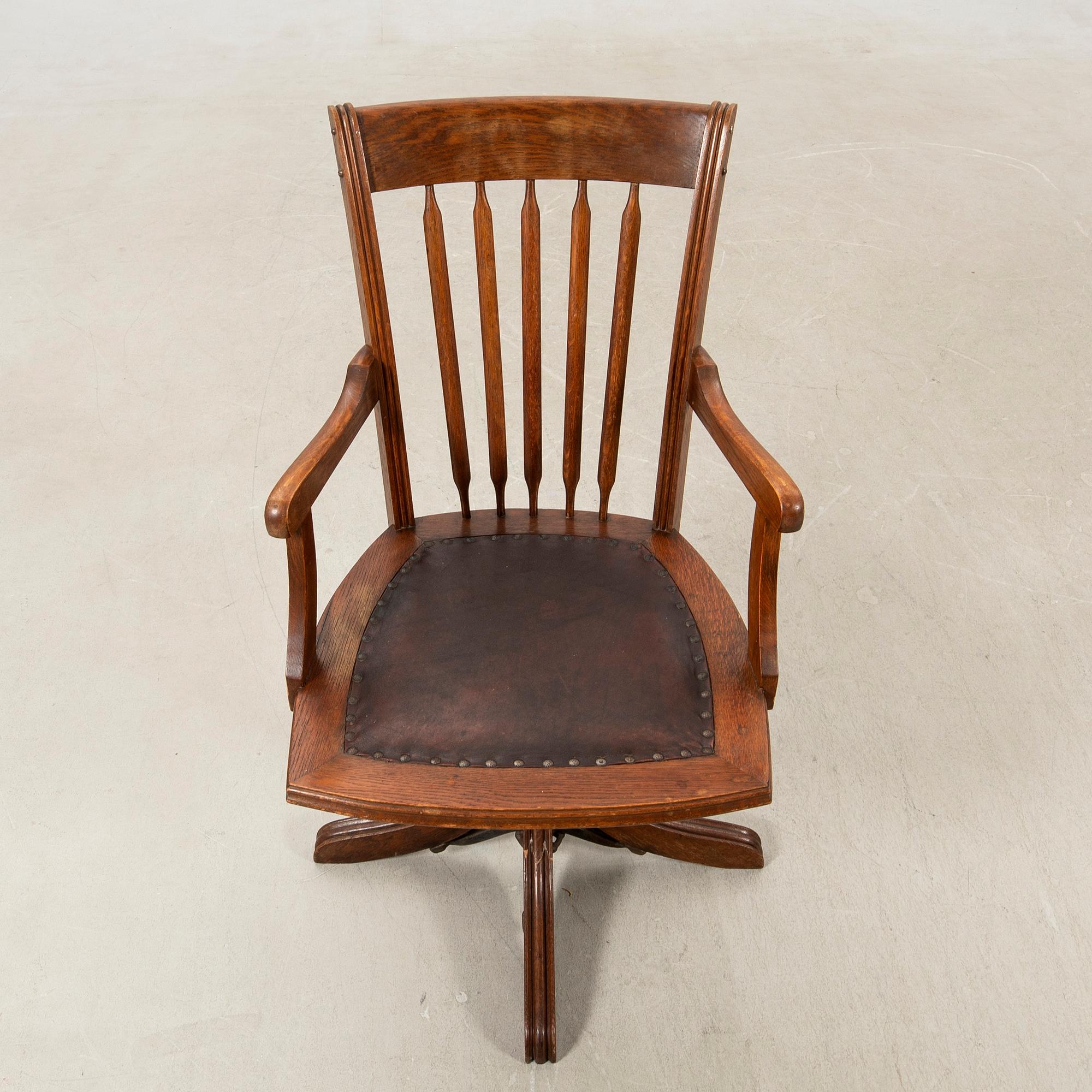 Desk chair early 20th century.