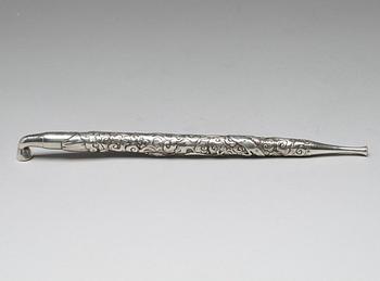 OPIUMPIPA, silver. Japan, Meiji (1868-1912).