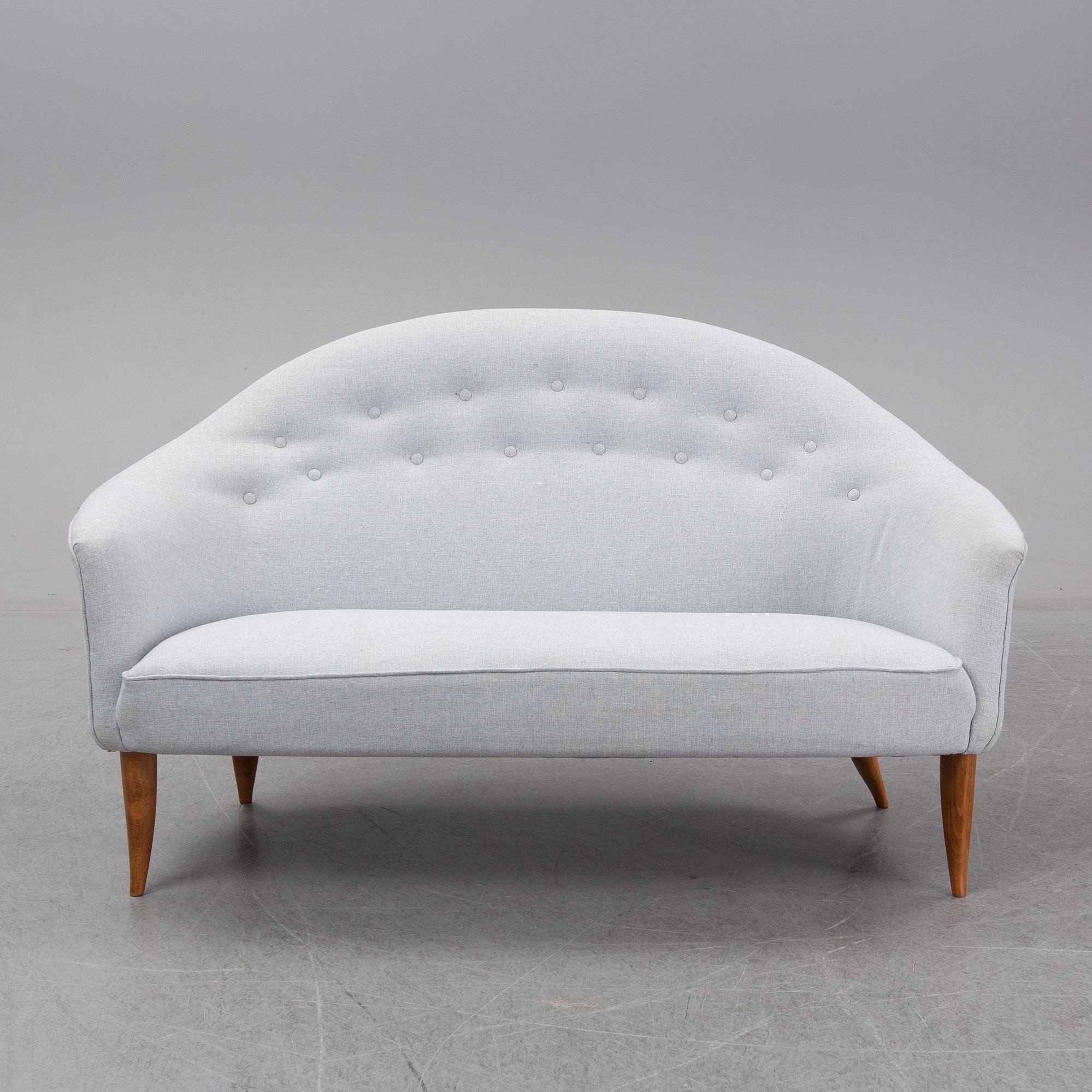 Kerstin Hörlin-Holmquist, a 'Lilla Paradiset' sofa, Triva, Nordiska Kompaniet designed in 1958.
