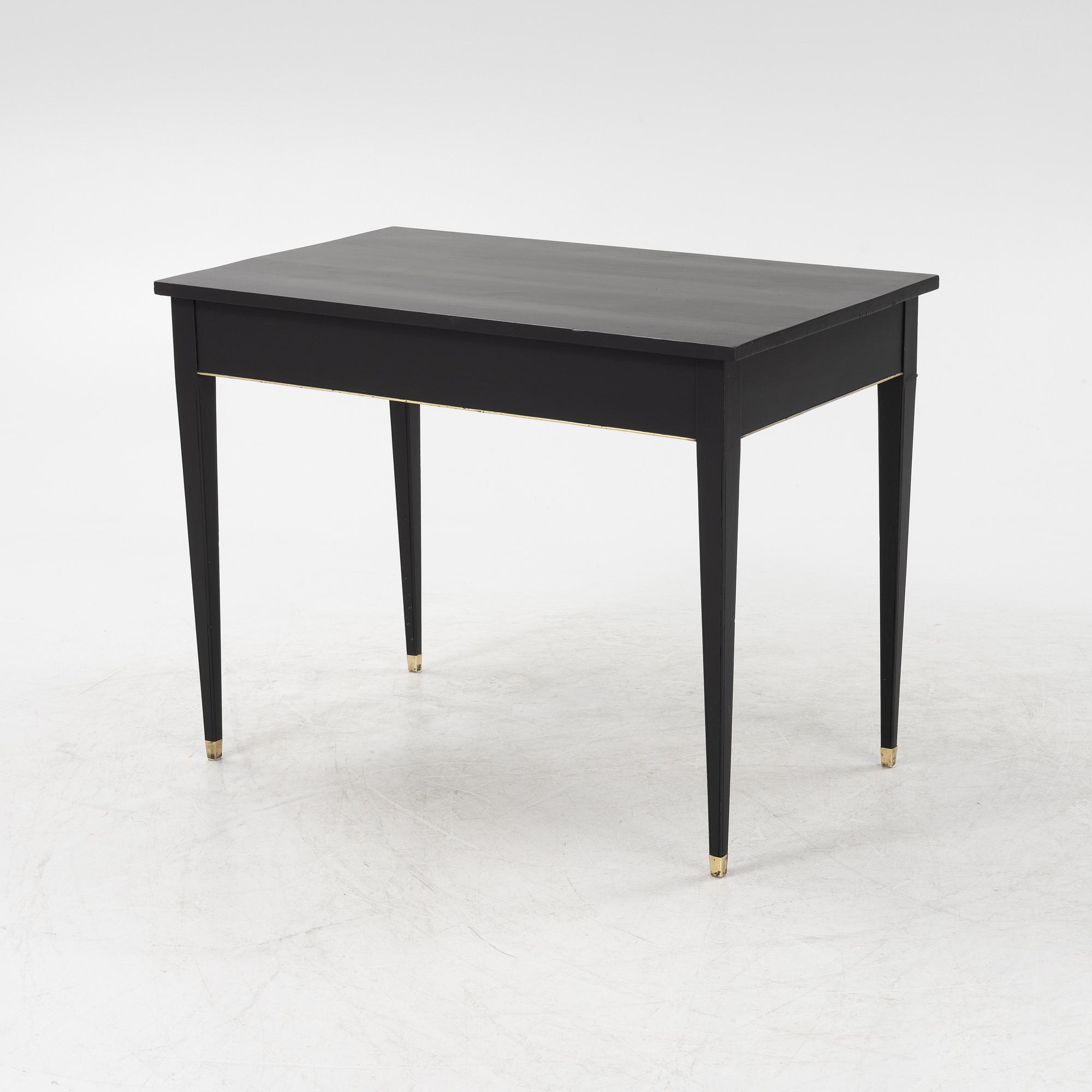 A Gustavian style desk, around 1900.