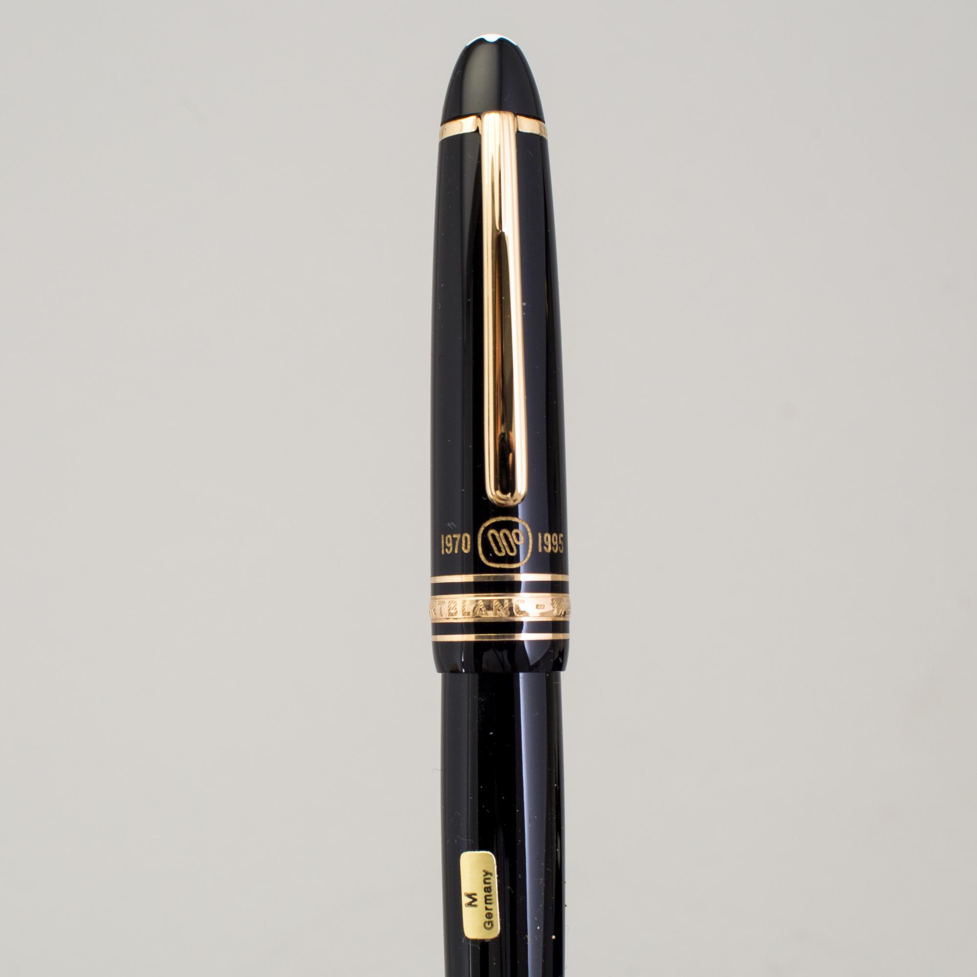 MONT BLANC, Meisterstück fountain pen, limited edition for Warner Music 1970-1995.