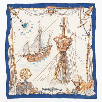 Hermès, scarf, "Caravelle".