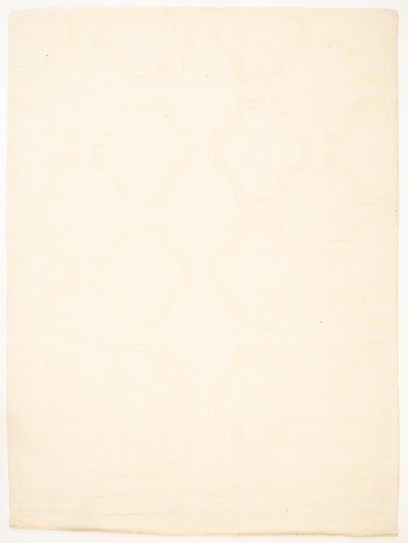 Matta, handtuftad, 'Entrance - bone white', Layered, ca 400 x 300 cm.