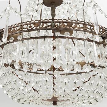 Chandelier, Gustavian style, 20th century.
