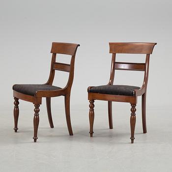 A set of six chairs, mid 1800s.