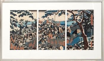 Utagawa Kunisada, from "47 ronin".