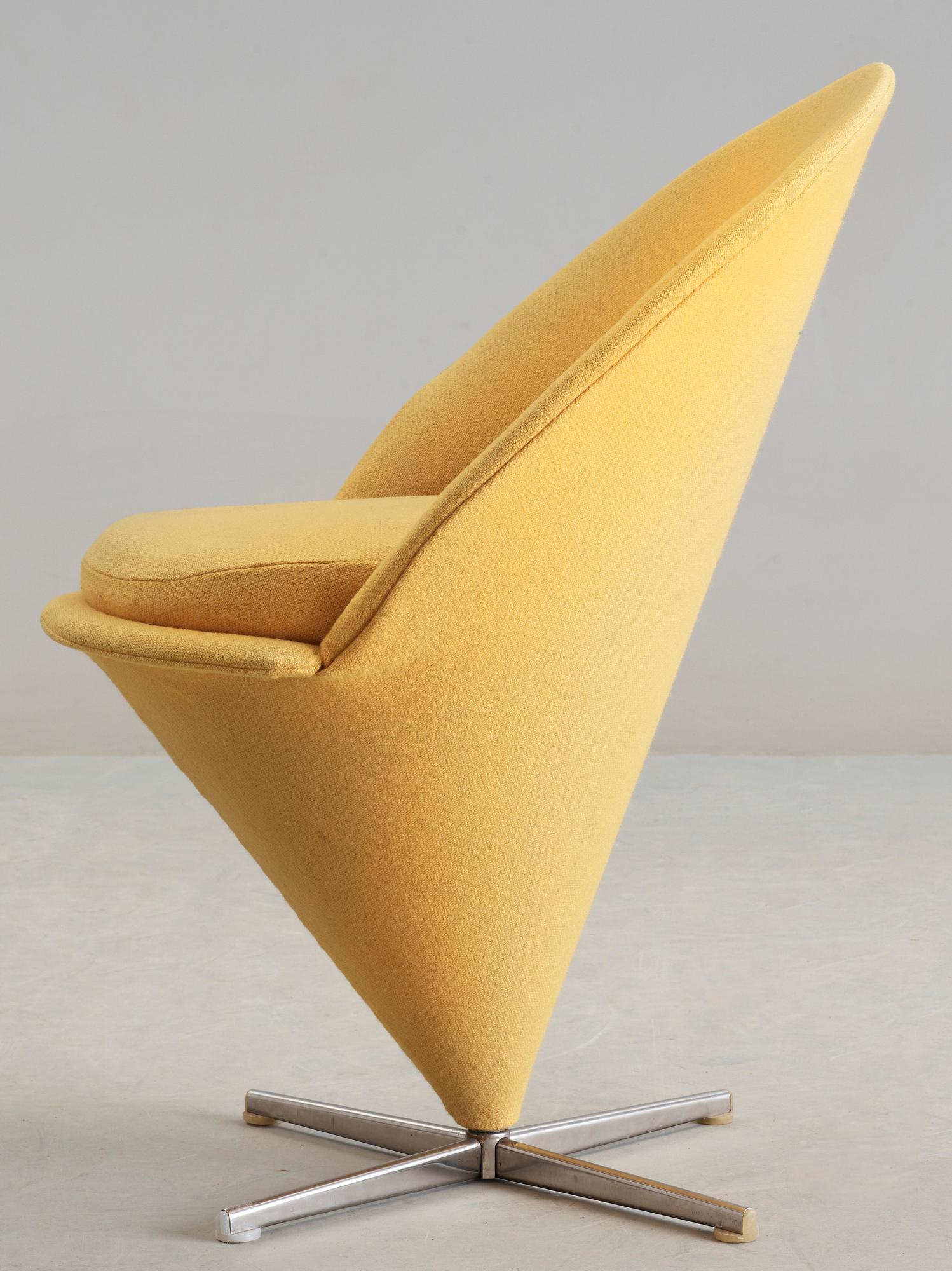 STOL, "Cone-chair", Verner Panton för Plus Linje, Danmark.