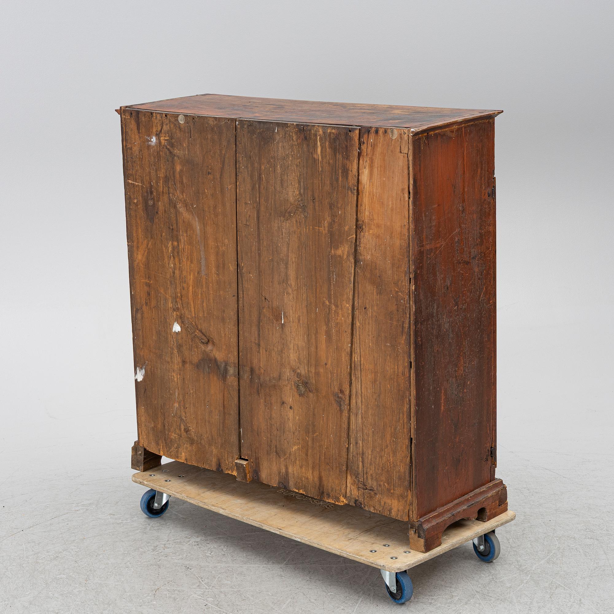 A 19th century cabinet.