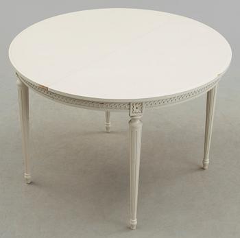 MATSALSGRUPP, 7 delar, gustaviansk stil, 1900-talets mitt.