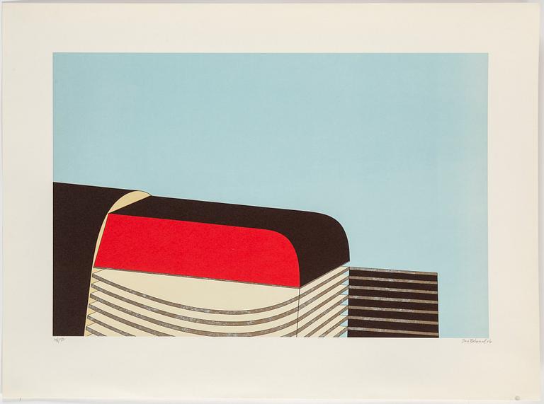 STEN EKLUND, lithograph in colors, signed and numbered 48/150.