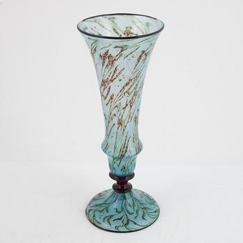 Simon Gate, a large "Graal" glass vase, Orrefors, Sweden 1919.