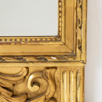 A Gustavian style mirror, 20th Century.