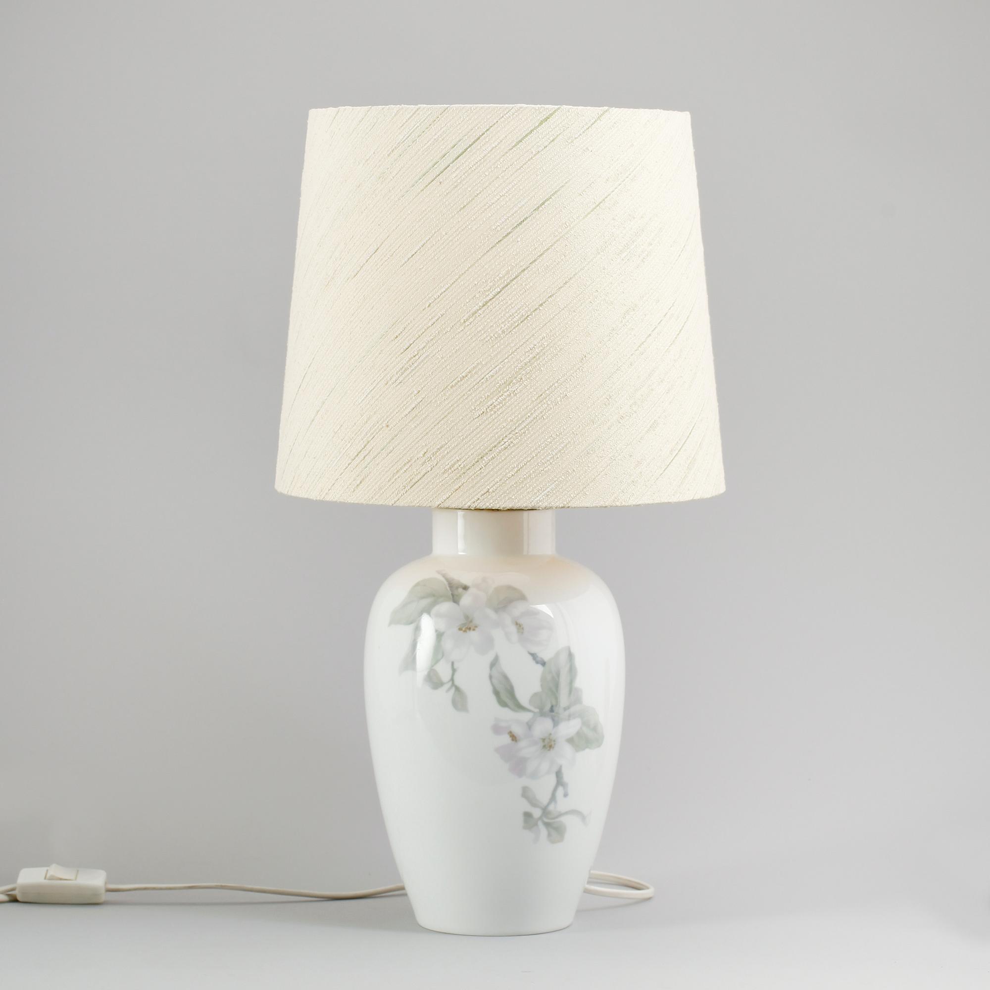 BORDSLAMPA, porslin, Rosenthal, 1900-talets mitt.