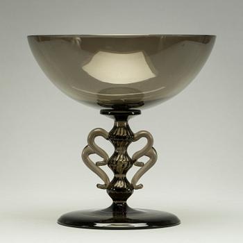 SKÅL PÅ FOT, glas, "Vingarna", Simon Gate, Sandvik,