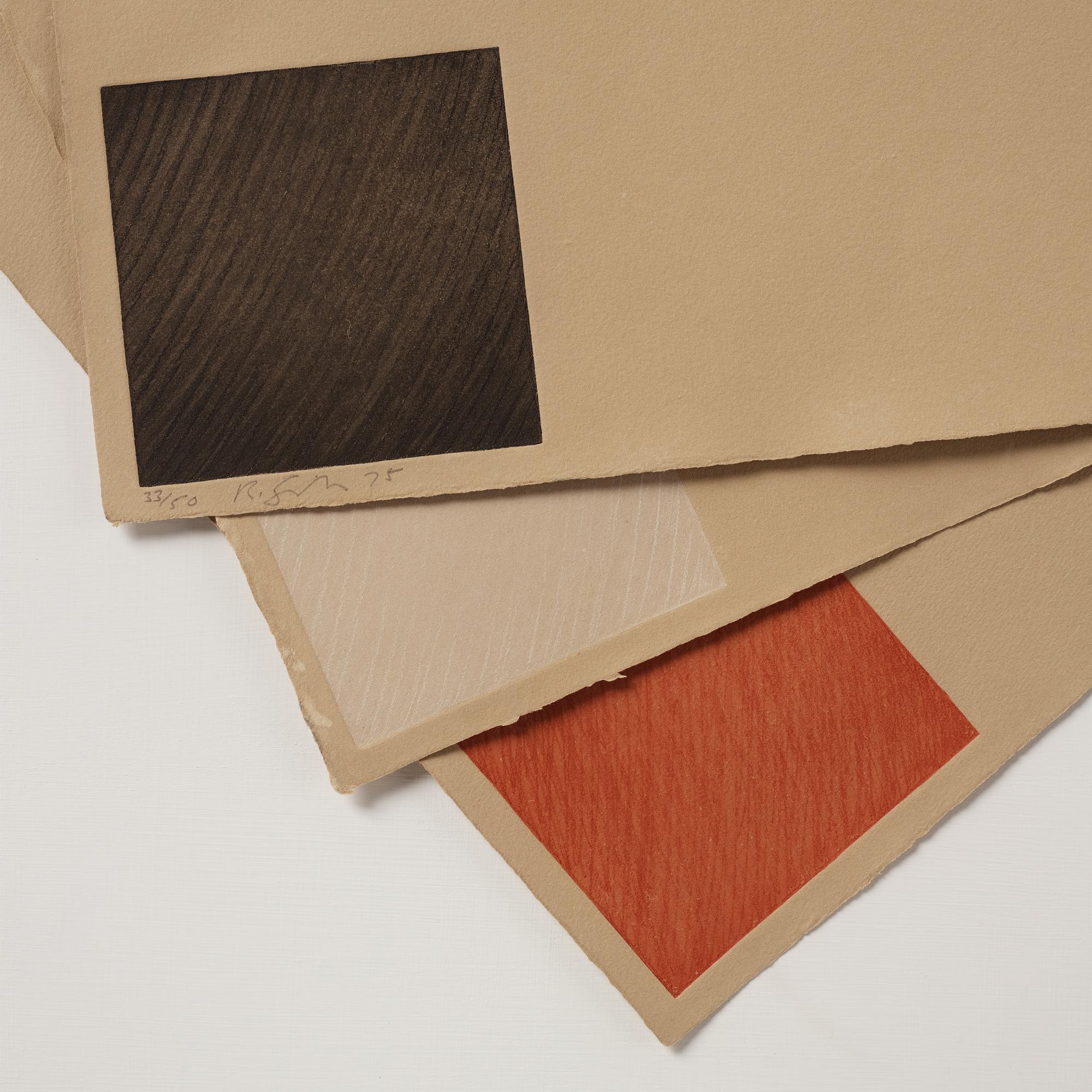 Richard Smith, collage/multipel, signerad och daterad -75. Numrerad 33/50.