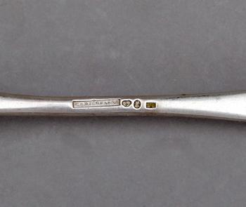 BESTICK, silver, 66 delar, GAB och JET, Stockholm, ca 1886-1901, vikt ca 3098 g.