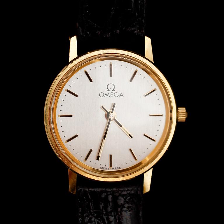 DAMARMBANDSUR, 18 k guld, Omega.