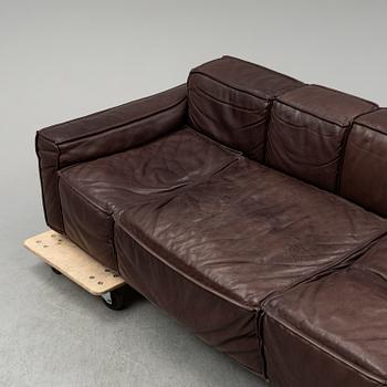 CLAESSON KOIVISTO RUNE, a leather covered 'Boxplay' sofa from Swedese.