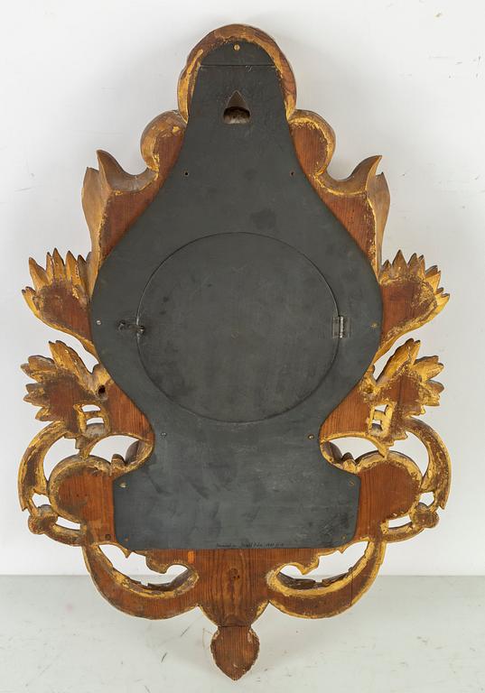 A gustavian style wall clock, 19th / 20th century.